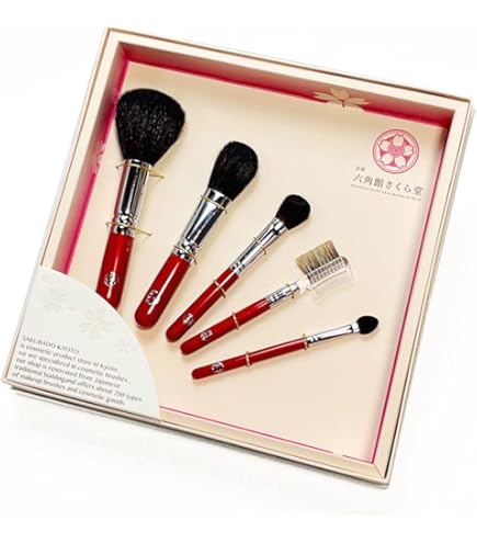 Amazon.co.jp: 熊野筆 竹宝堂 正規品 レギュラーシリーズ 黒軸4点